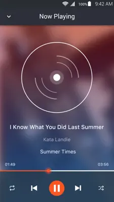 Music Player android App screenshot 4